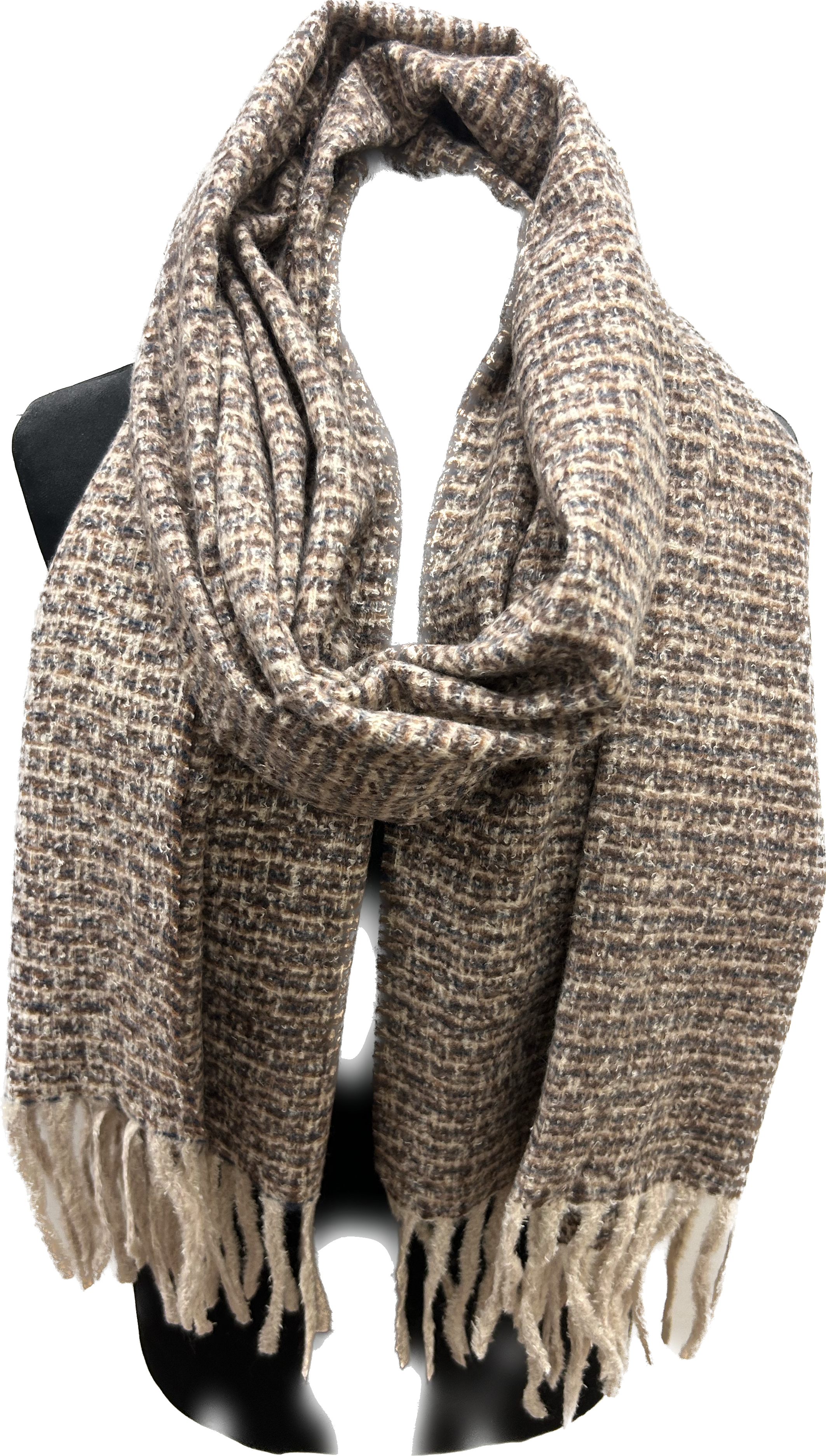 Super Soft Tweed Effect Scarf