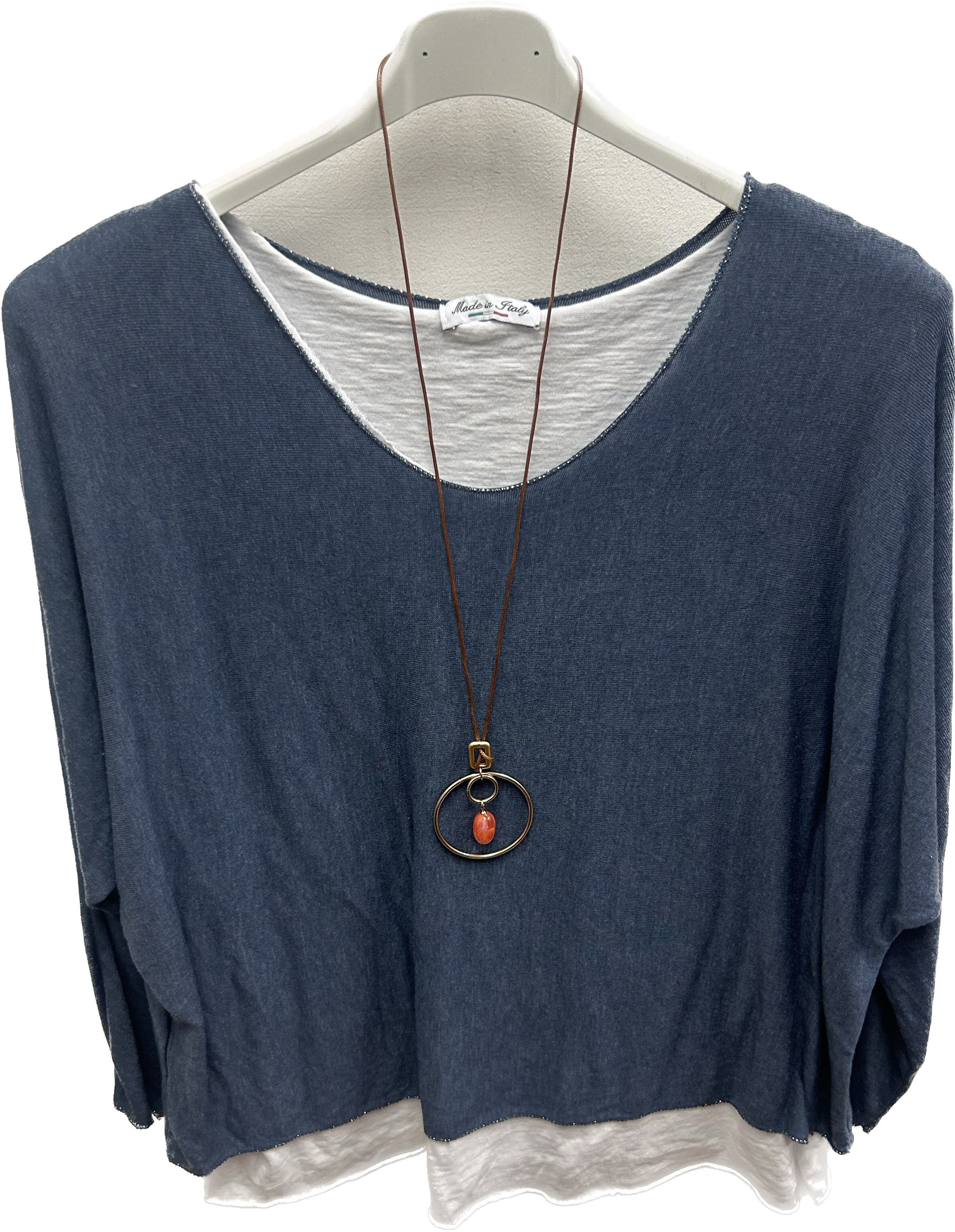 Double Layer Lightweight Knit Top Set (10-18)