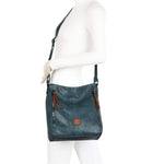 Double Zip Accent Everyday Crossbody Bag