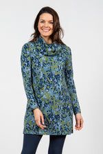 Winkleigh Tunic - Mineral Print - Lime