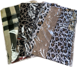 3x Animal Prints & Check Scarf Gift Bundle