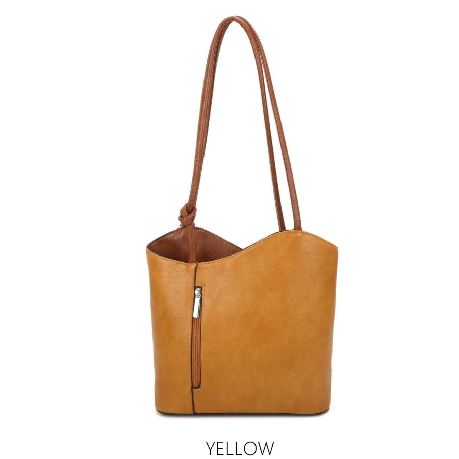 Convertible 2 in 1 Shoulder Bag & Rucksack