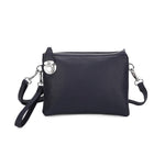 Zip Clasp Clutch & Crossover Style Bag