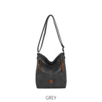 Double Zip Accent Everyday Crossbody Bag