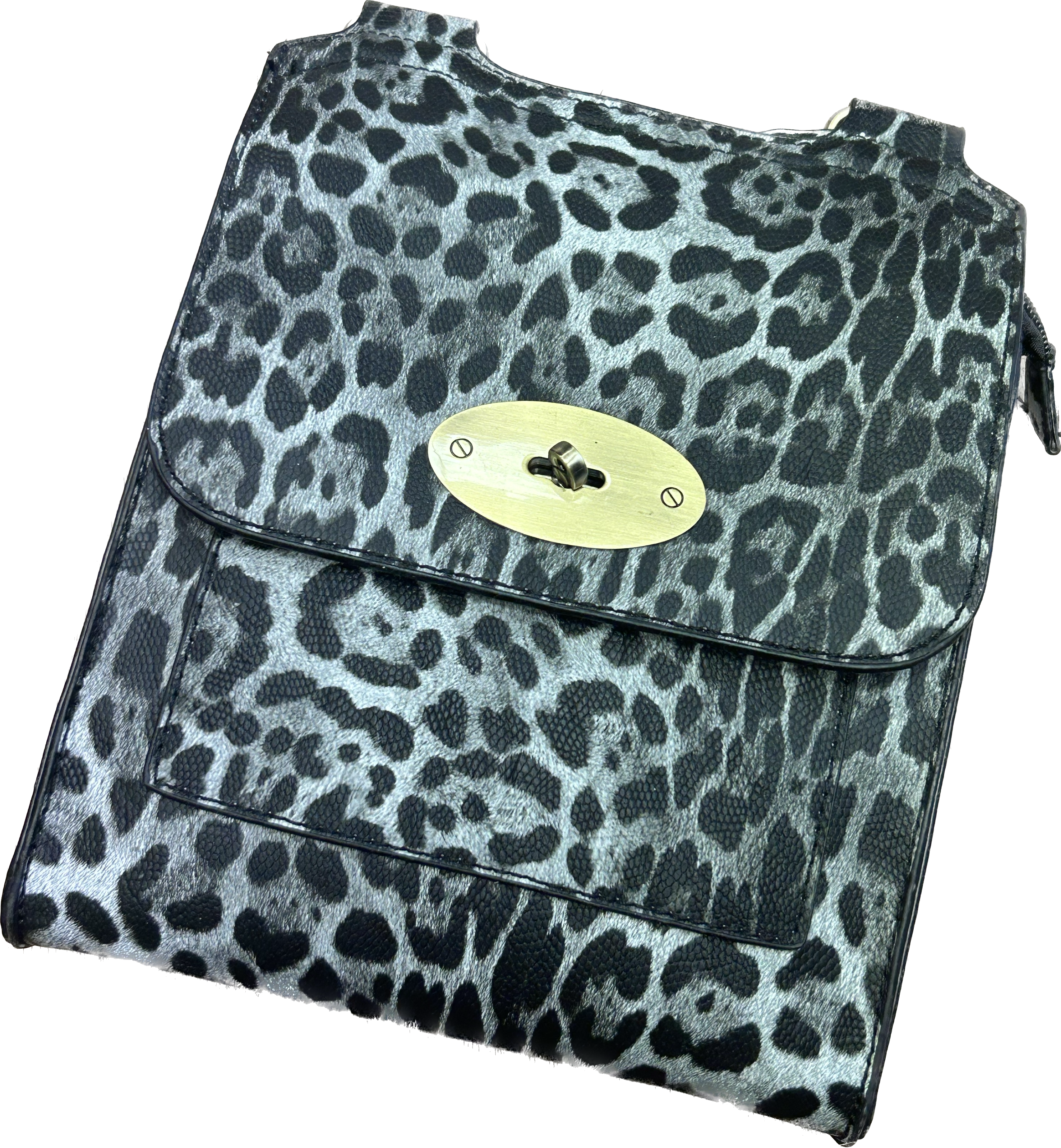 Leopard Print Crossbody Style Bag