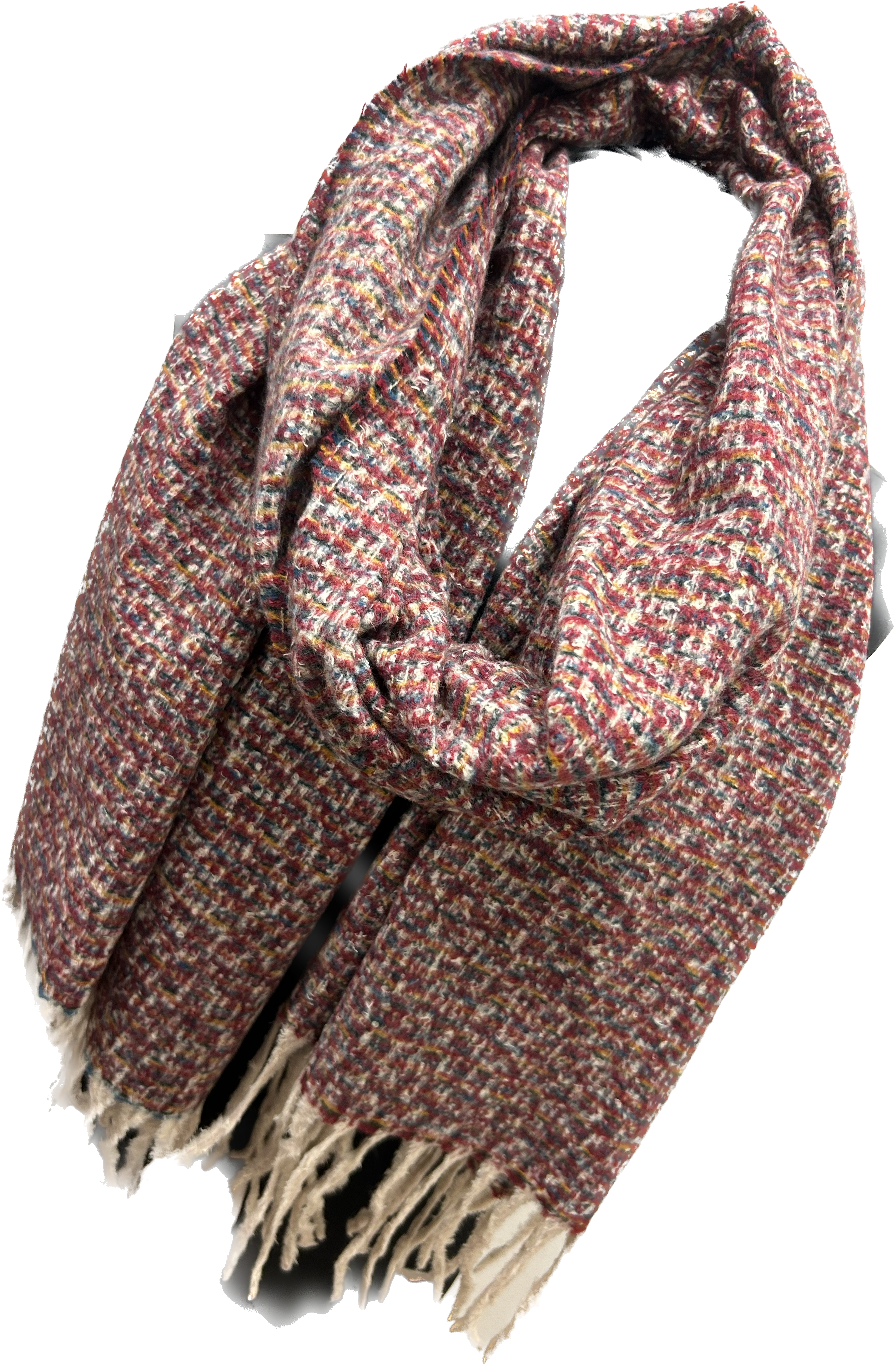 Super Soft Tweed Effect Scarf