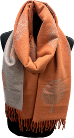 Mulberry Tree Of Life Cashmere Wrap Scarves