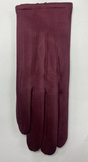 Soft Suede Effect Gloves