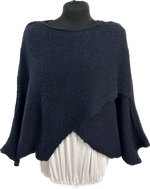 Chunky Batwing Crossover Knit Jumper (12-18)
