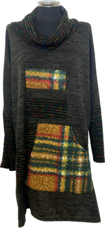 Check Detail Patch Pocket Tunic (14-22)