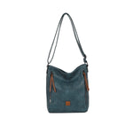 Double Zip Accent Everyday Crossbody Bag
