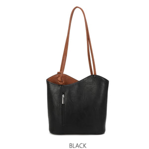 Convertible 2 in 1 Shoulder Bag & Rucksack
