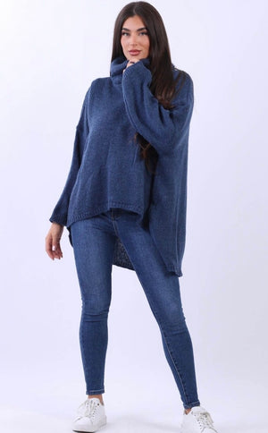 Cosy Cowl Neck Knitted Jumper