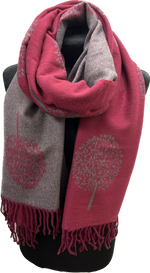 Mulberry Tree Of Life Cashmere Wrap Scarves