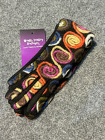 Abstract Circle Design Needle Felted Gloves