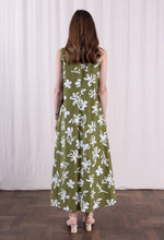Cotton Midi Dress - Green