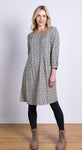 Pintuck Tunic Dress - Sage Green