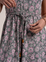 Manoela Cotton Jersey Knee Length Dress