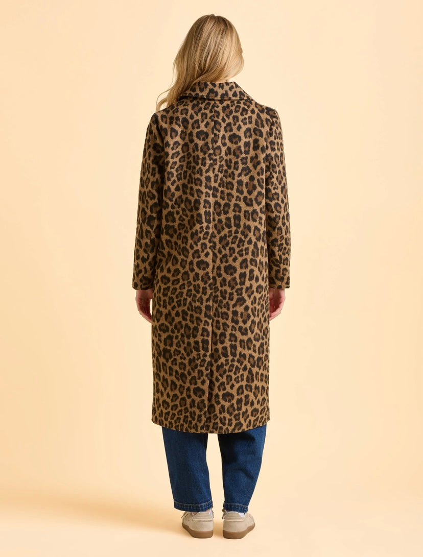 Twilight Leopard Print Coat