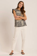 Salinas Cotton Jersey Blouse