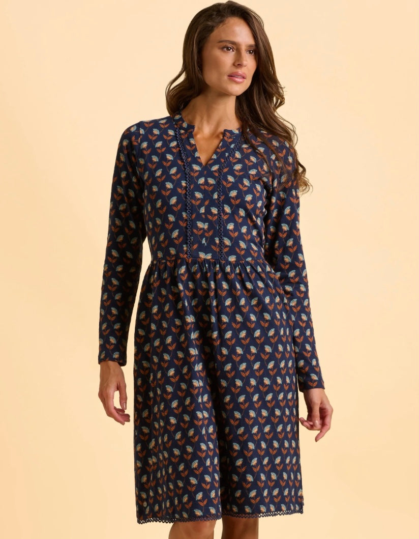 Rowan Navy Dress