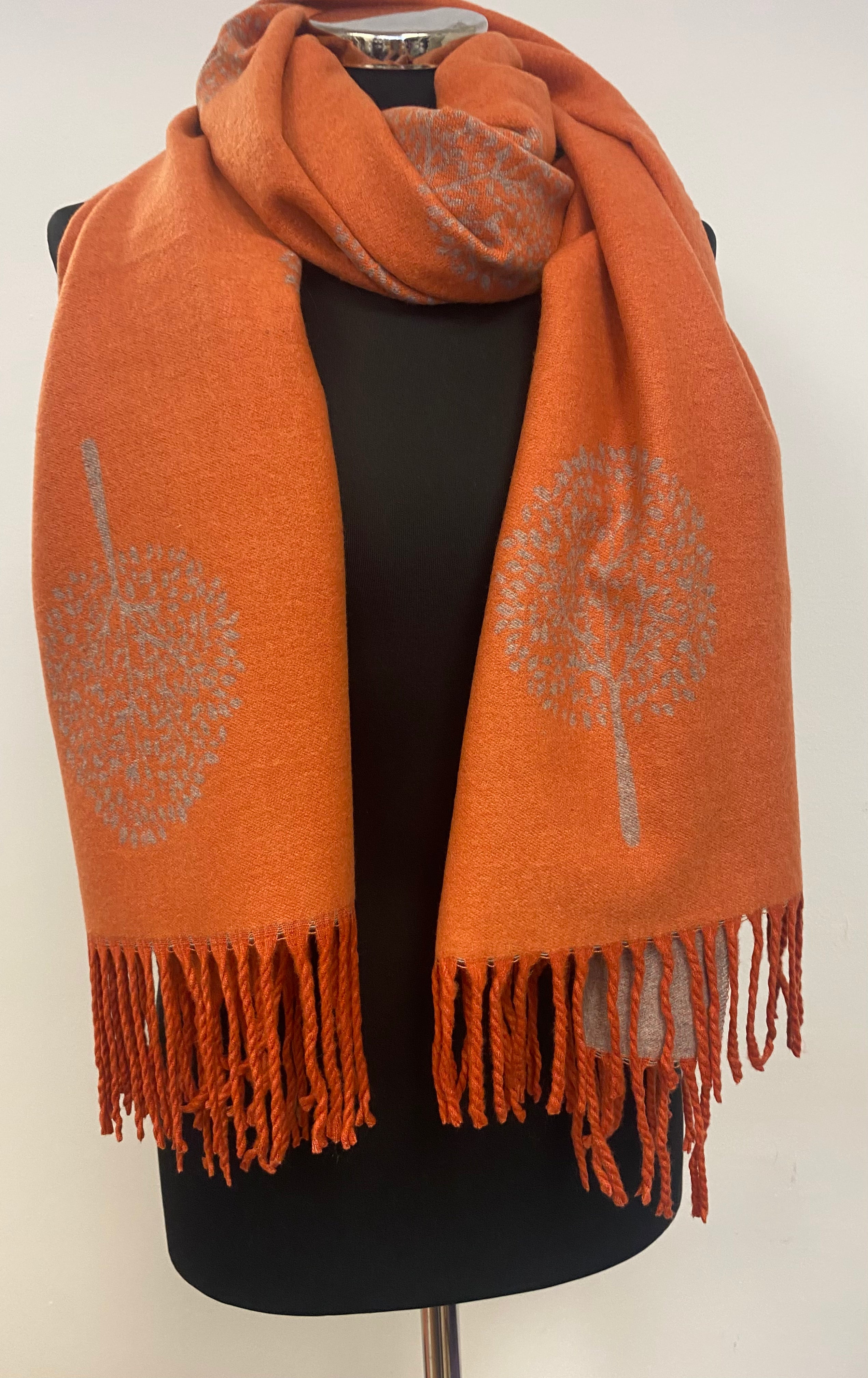 Mulberry Tree Of Life Cashmere Wrap Scarves