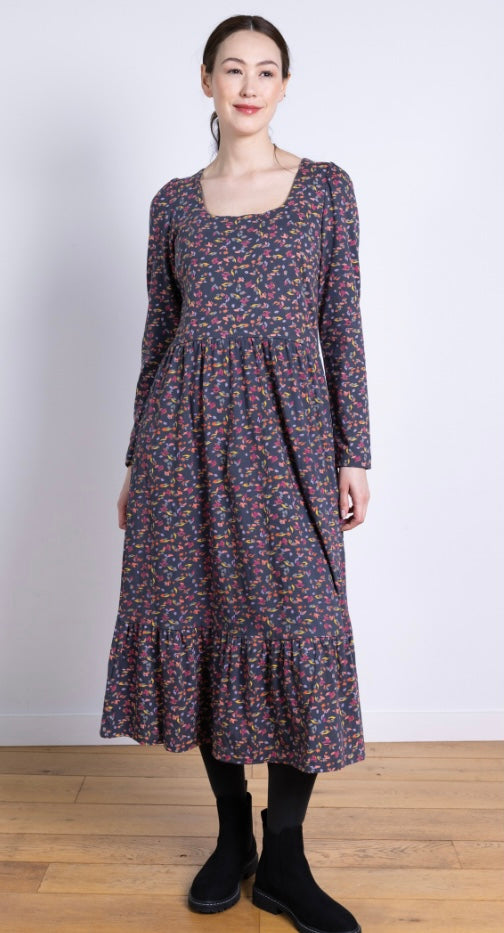 Organic Cotton Jersey Tiered Dress