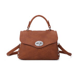 Grab Bag with Silver Clasp Detail