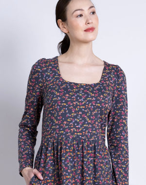 Organic Cotton Jersey Tiered Dress