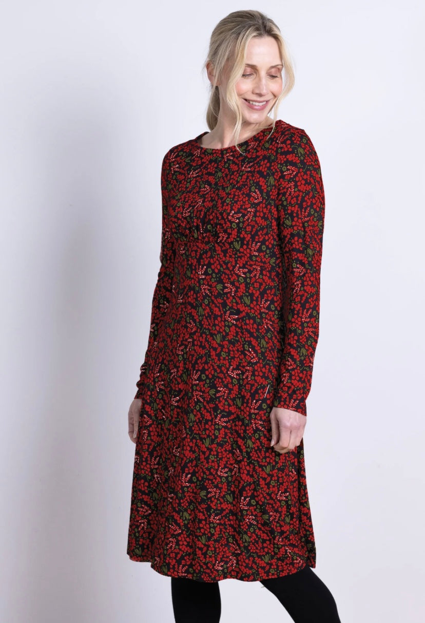 Gathered Frint Tunic Dress