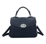 Grab Bag with Silver Clasp Detail