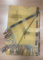 Reversible Soft Tree of Life Winter Scarf