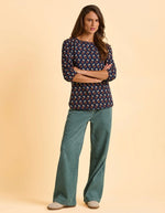 Freya Long Sleeve Cotton T shirt