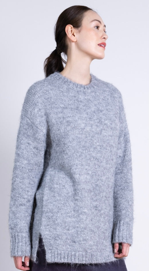 Recycled Wool Mix Longline Jumper