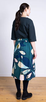 Textured Midi Skirt