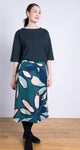 Textured Midi Skirt