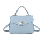 Grab Bag with Silver Clasp Detail
