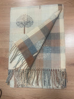 Reversible Soft Tree of Life Winter Scarf
