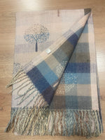 Reversible Soft Tree of Life Winter Scarf