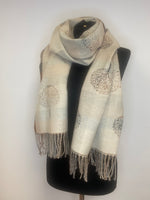 Reversible Soft Tree of Life Winter Scarf