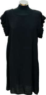 Frill Sleeve Tunic Dress