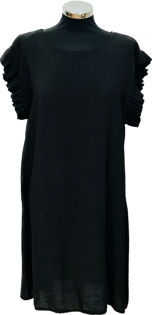 Frill Sleeve Tunic Dress