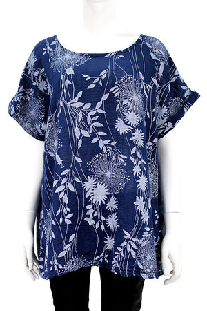 Cotton Dandelion Print Top