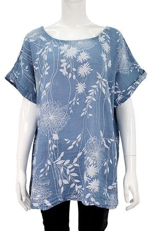 Cotton Dandelion Print Top