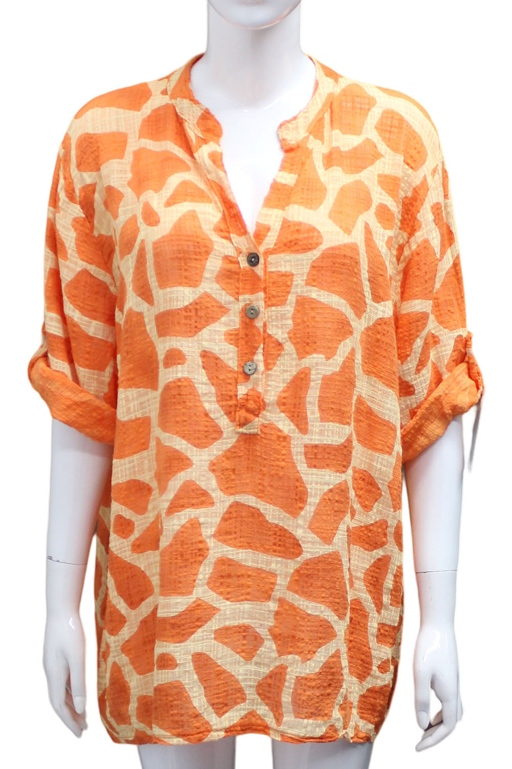 Giraffe Print Shirt
