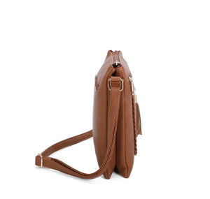 Braid Style Long Crossbody Messenger Bag