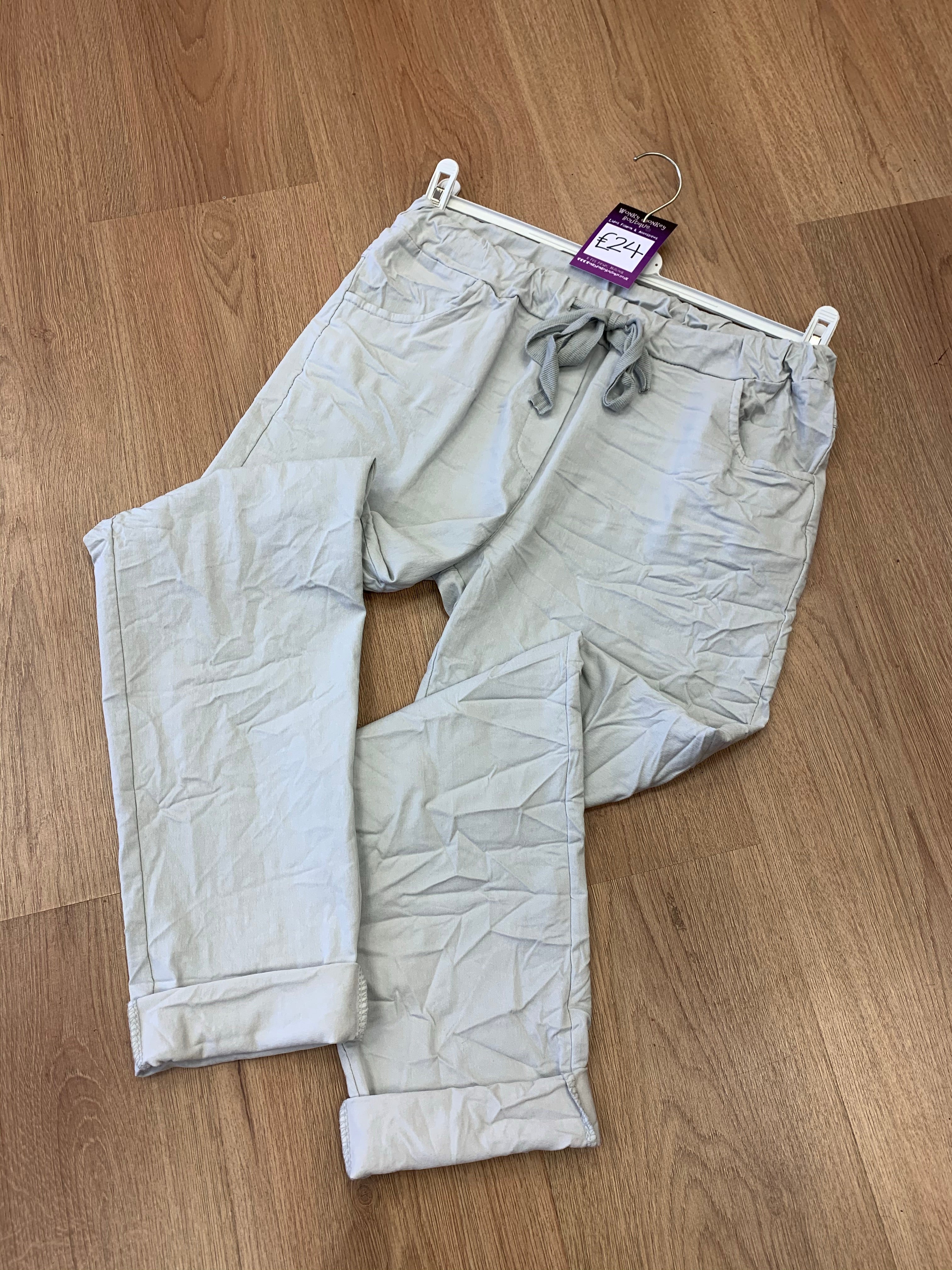 Stretchy Pocket Tie Front Magic Trouser (10-16/18)