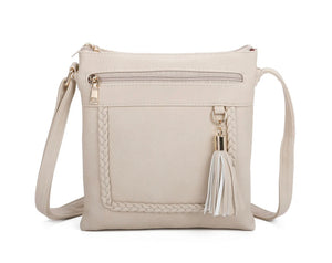 Braid Style Long Crossbody Messenger Bag